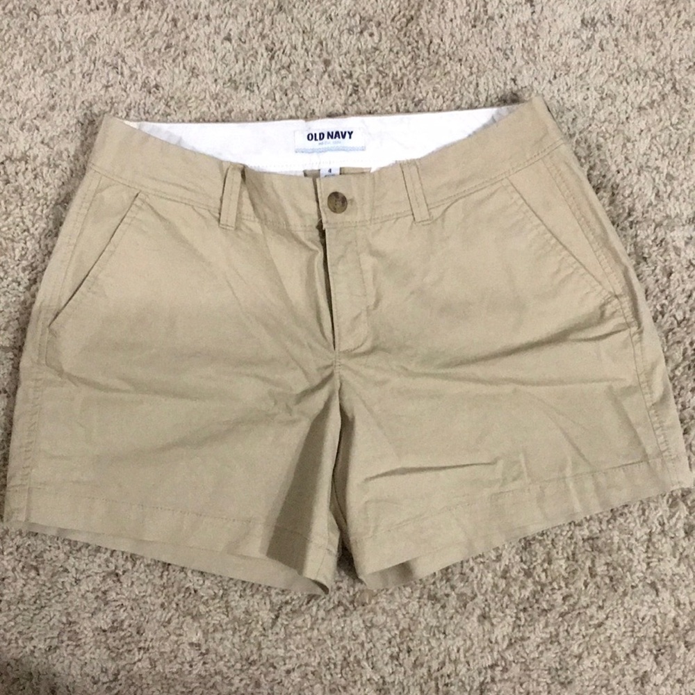 Old Navy Tan Shorts. Size 4.
